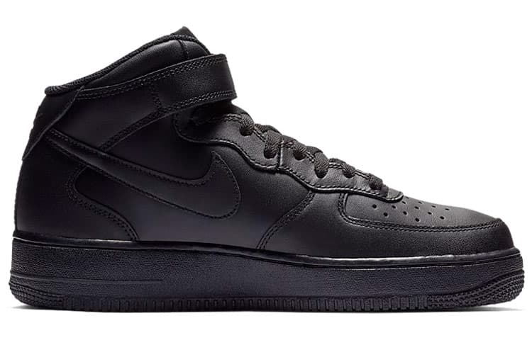 Кроссовки Nike Air Force 1 Mid Black 2016 - изображение 2