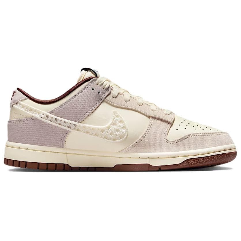 Кроссовки Nike Dunk Устойчивая к истиранию Низкая Скейтборд Обувь Женская Бежевая Коричневая - изображение 2