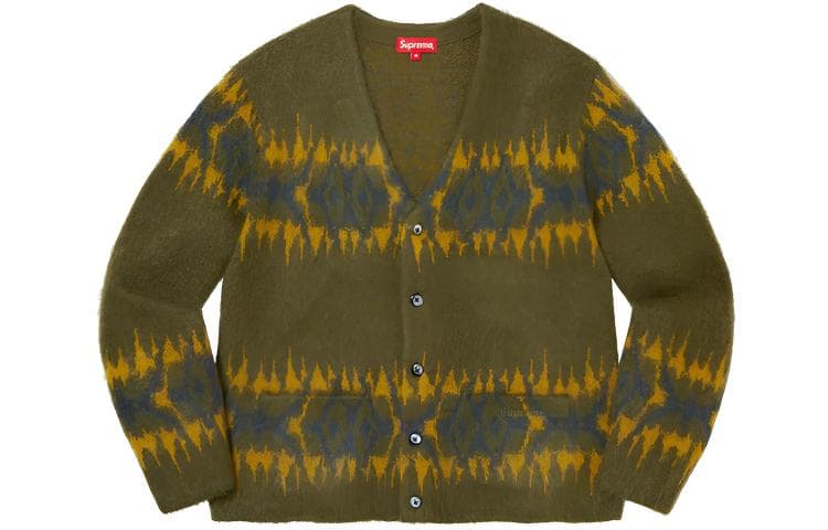 Кофта Supreme FW22 Week 1Abstract Stripe Cardigan V - изображение 1