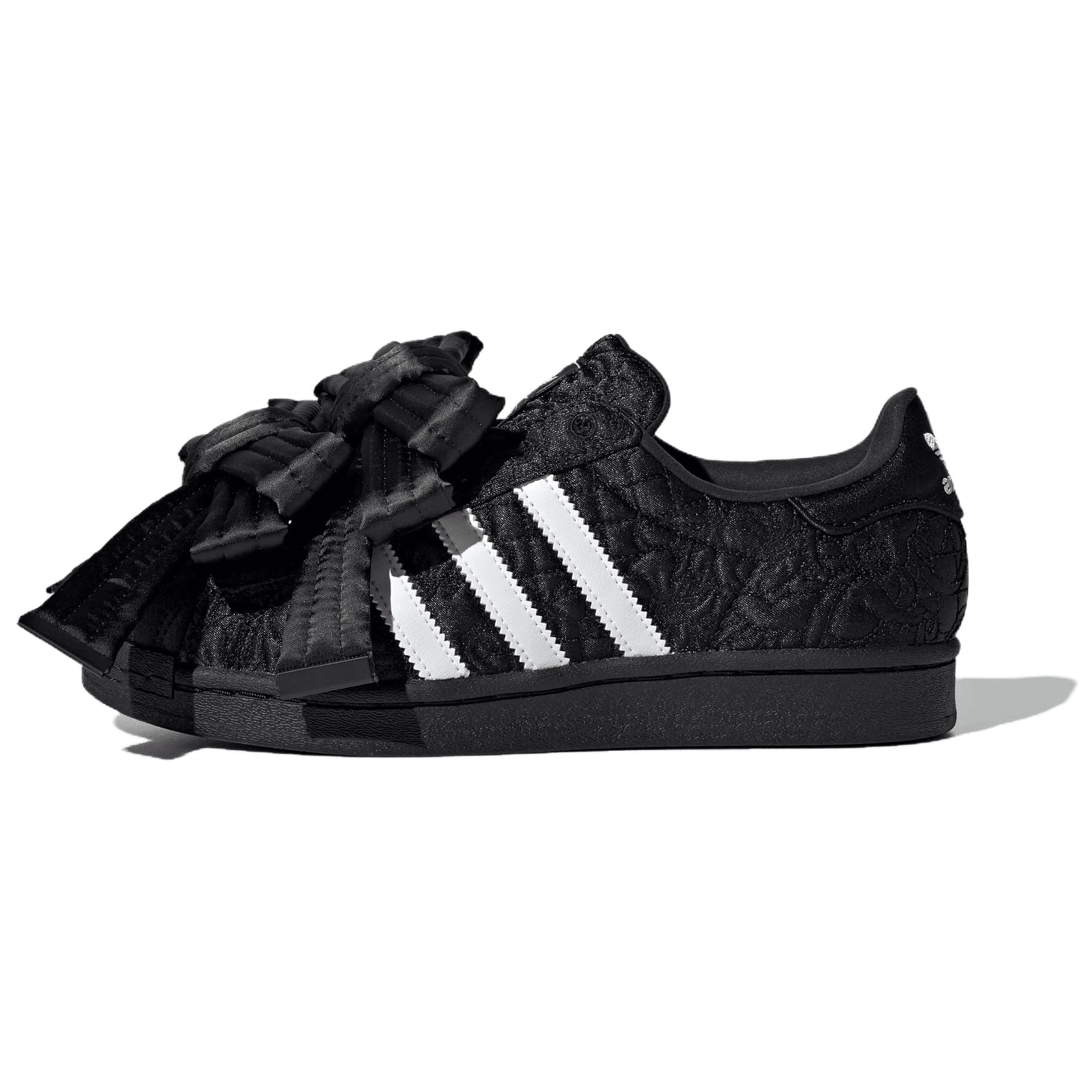 Кроссовки Caroline Hu X adidas originals Superstar W Амортизация Низкие Кроссовки для скейтбординга Женские Черные - изображение 1