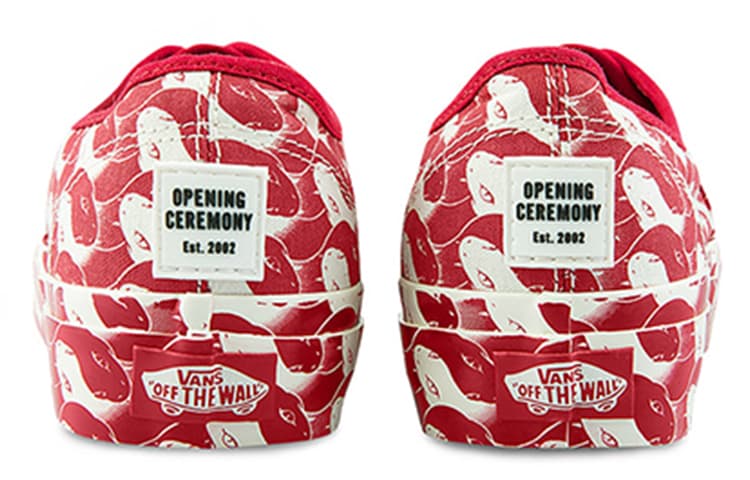 Кроссовки Opening Ceremony x Vans Authentic Red White - изображение 5