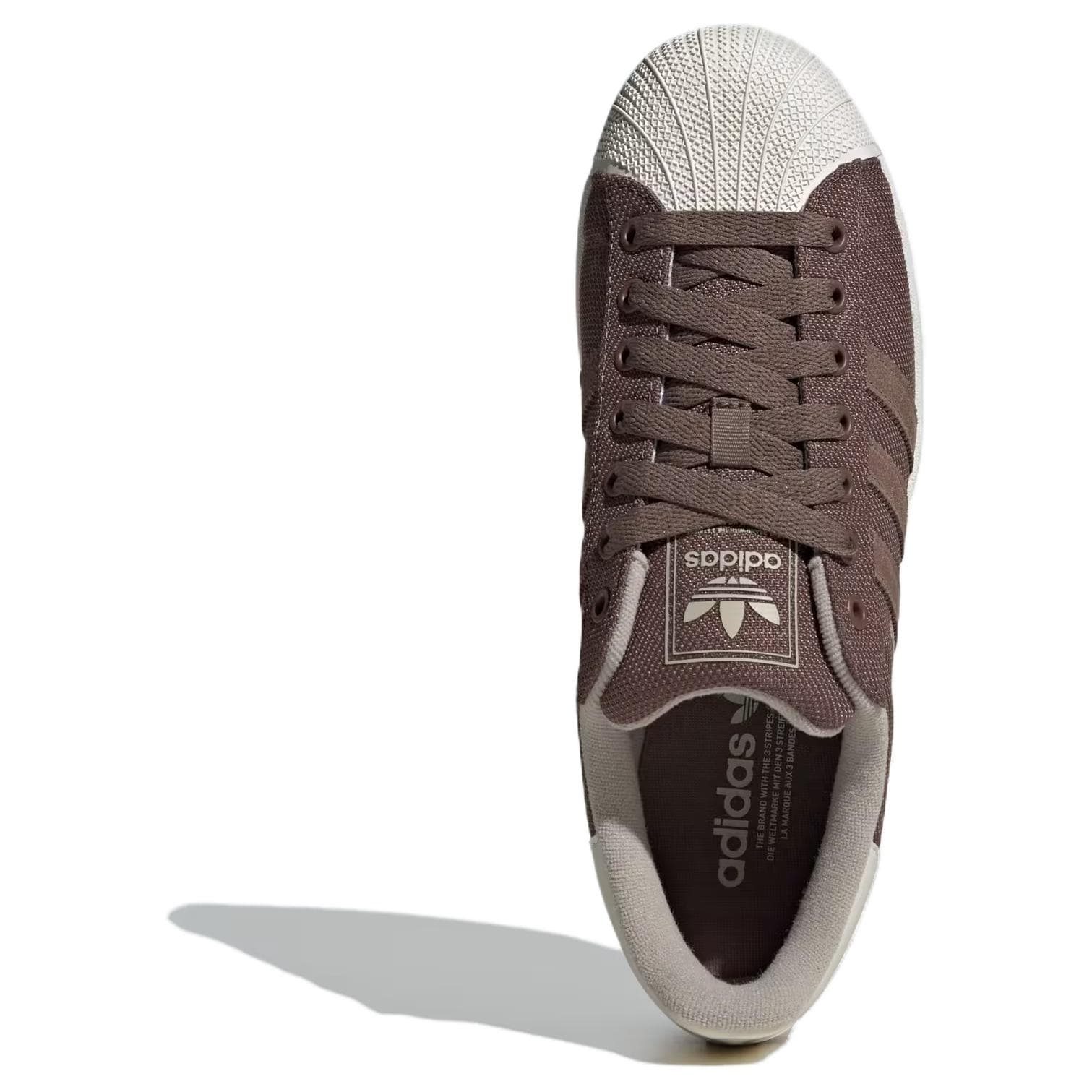 Кроссовки Adidas Originals Superstar 2 Скейтборд Кроссовки Унисекс Темно-Коричневый Белый - изображение 3