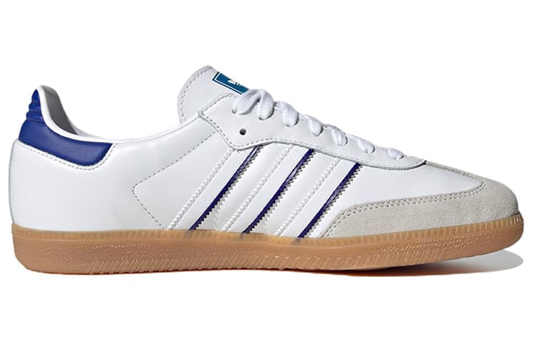 Кроссовки adidas Samba White Blue Brown - изображение 2