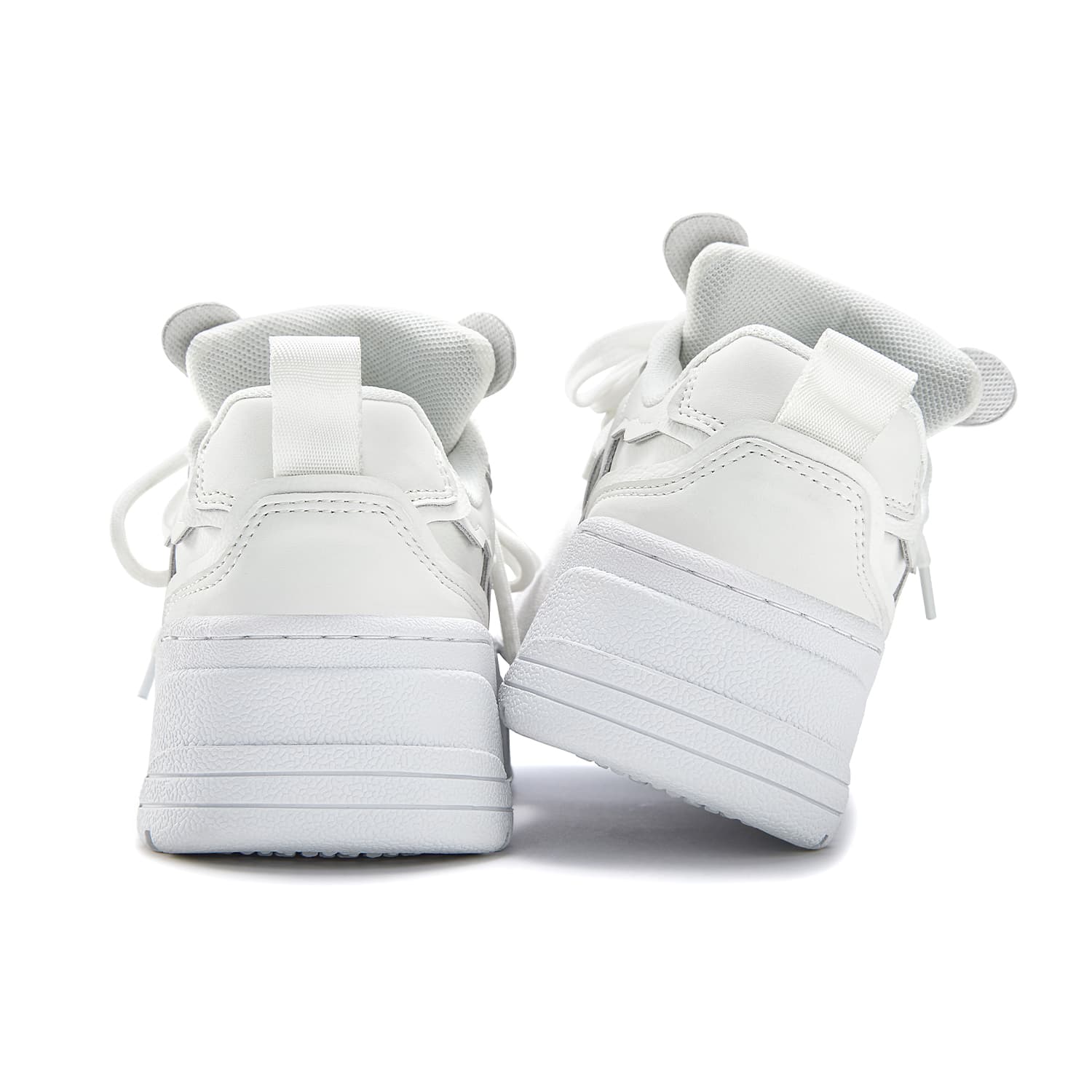 Кроссовки SENGUOGUO Minimalist Thick Sole Sneakers White - изображение 5
