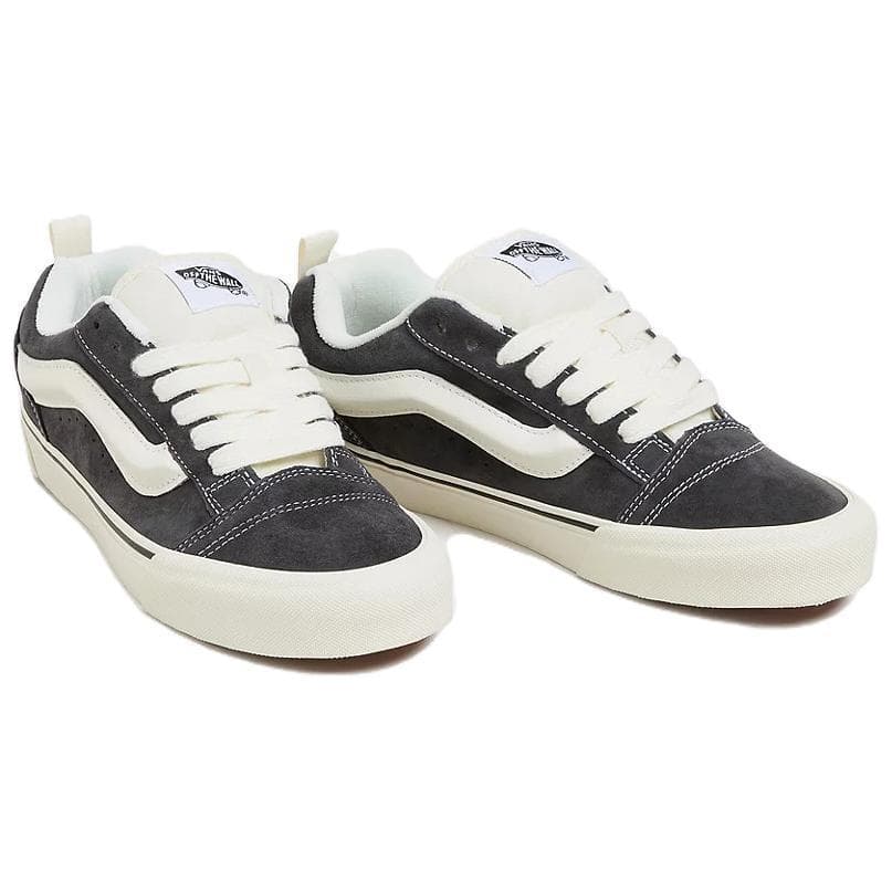 Кроссовки Vans Knu Skool Устойчивая к истиранию низкая обувь для скейтбординга унисекс серо-белая - изображение 3