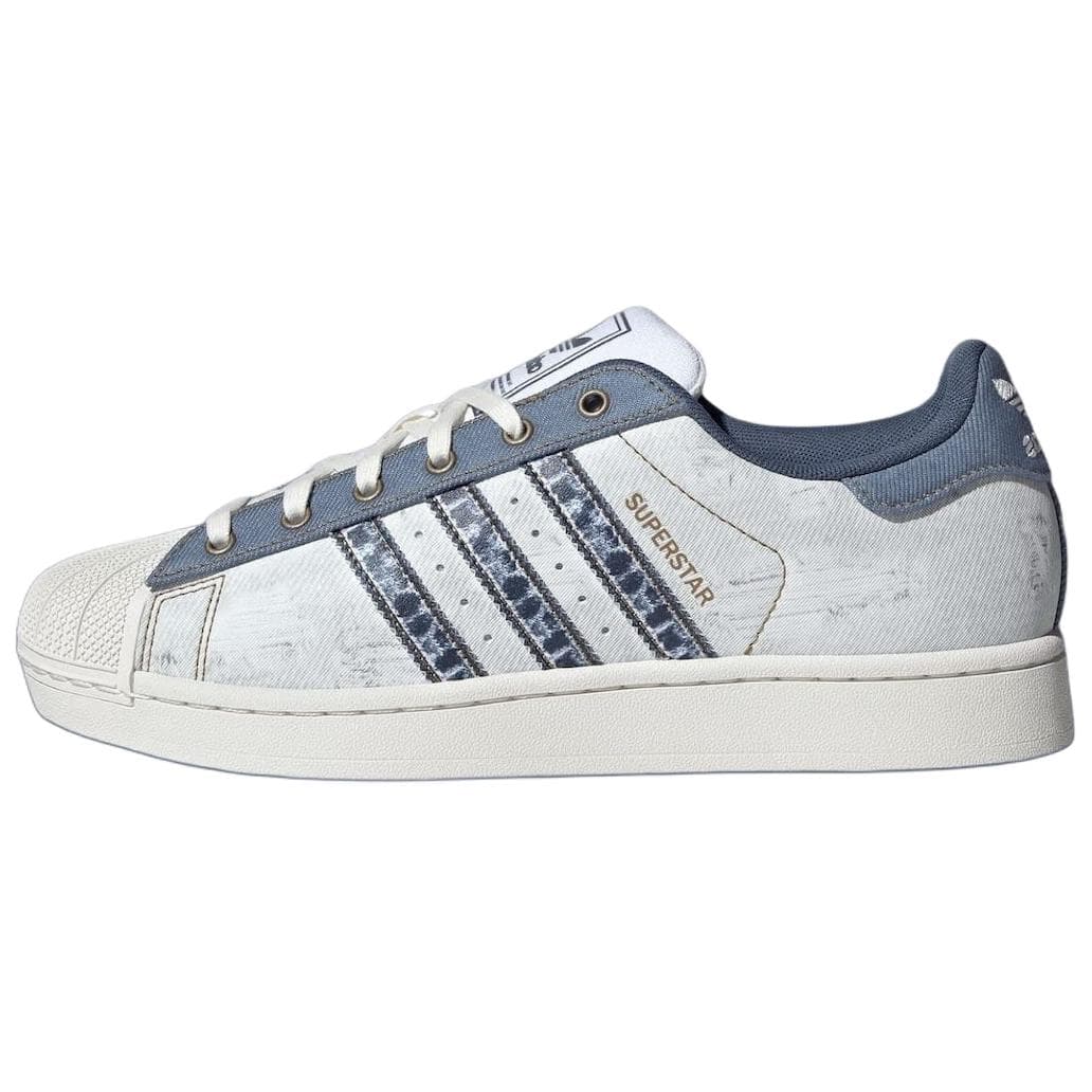 Кроссовки Adidas Originals Superstar 2 Низкие кеды для скейтбординга Унисекс Белый Синий - изображение 1