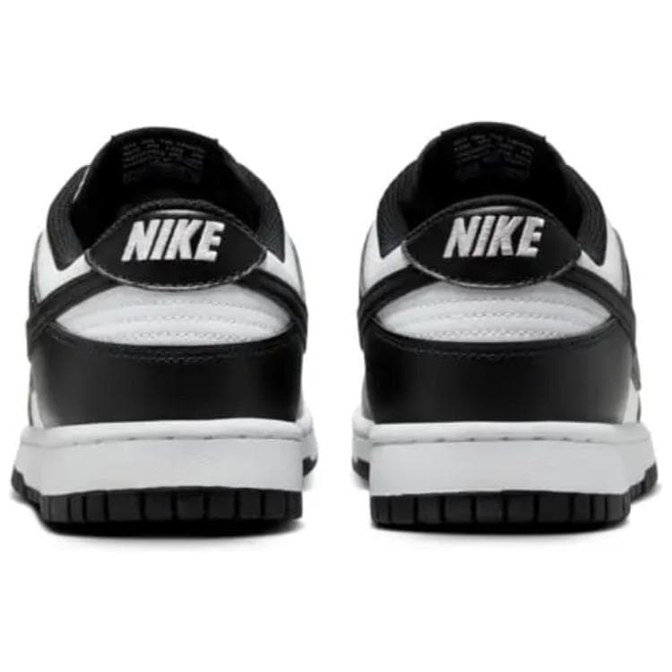 Кроссовки NIKE DUNK Синтетическая кожа Low Топ Скейтборд Обувь Унисекс Белый черный - изображение 5