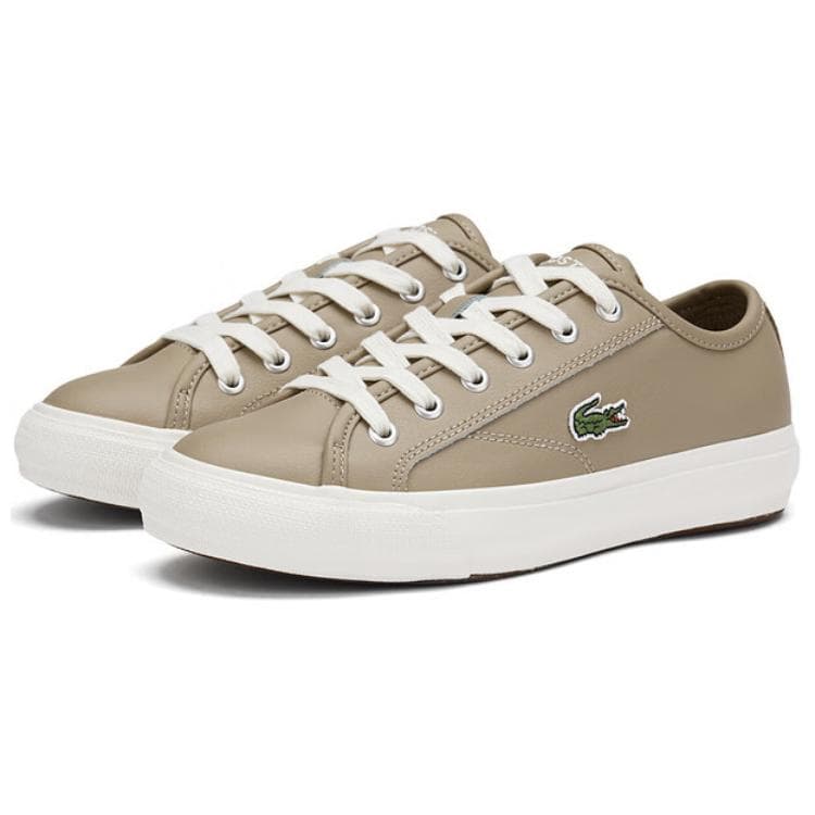 Кроссовки LACOSTE Противоскользящая низкая обувь для скейтбординга женская белая - изображение 3