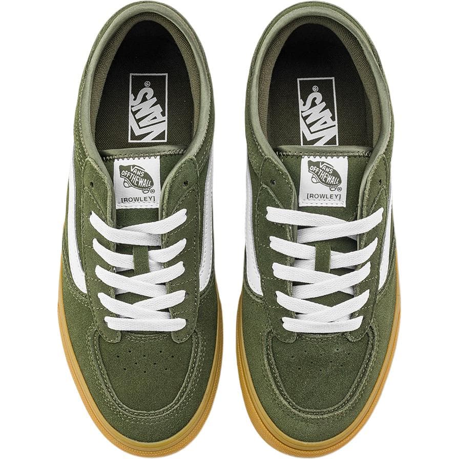 Кроссовки Vans Rowley Устойчивые к истиранию низкие кроссовки для скейтбординга унисекс зеленые - изображение 3