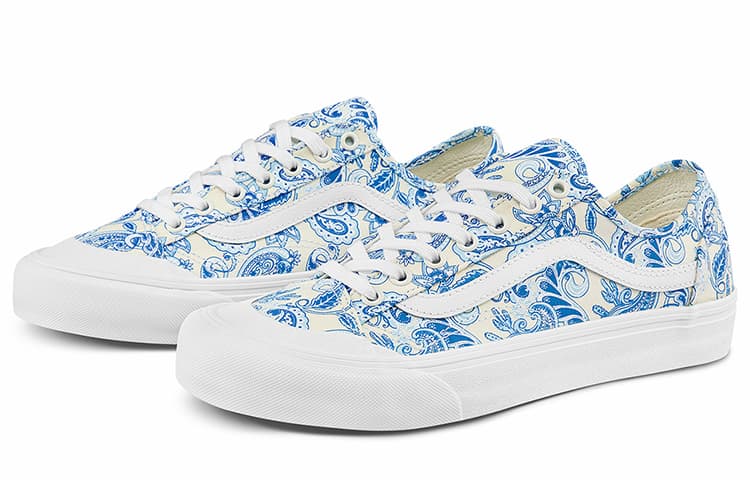 Кроссовки Vans Style 36 Blue Print - изображение 2