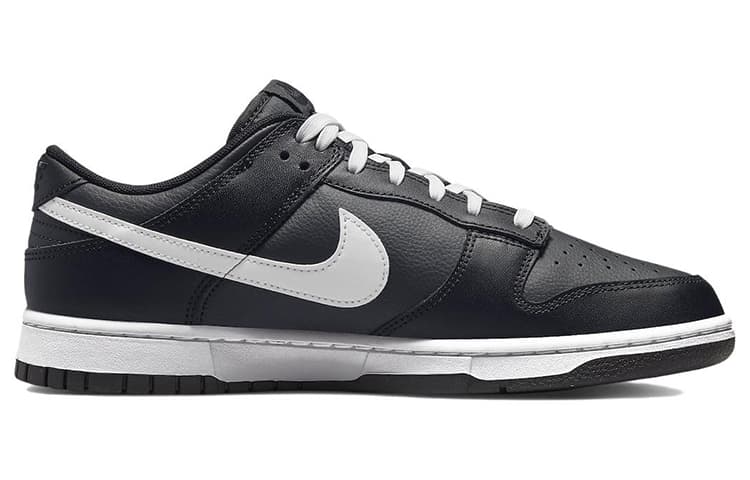 Кроссовки Nike Dunk Low Retro Black White — фото 2