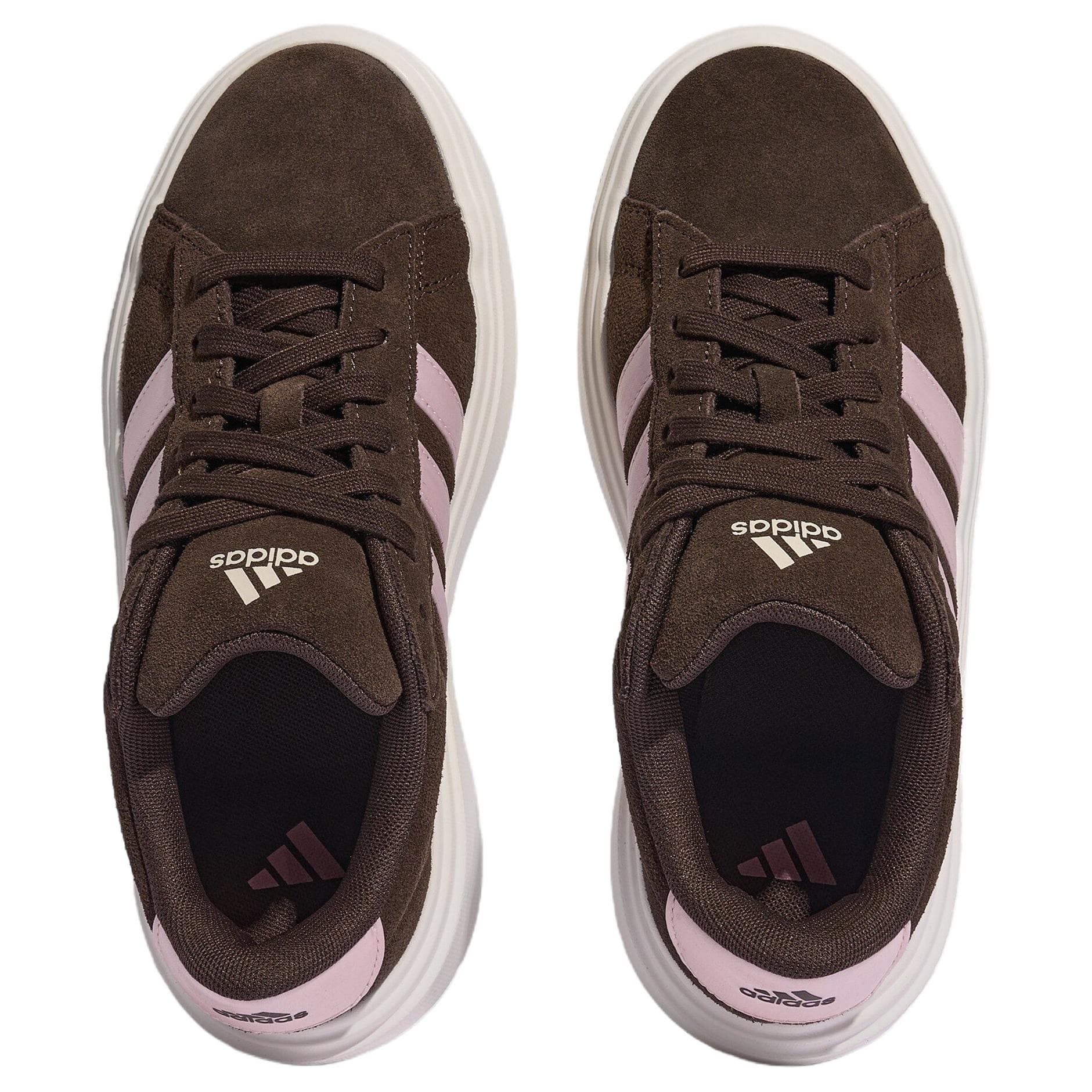 Кроссовки Adidas GRAND COURT PLATFORM Скейтборд Обувь Женские Коричнево-розовый - изображение 5