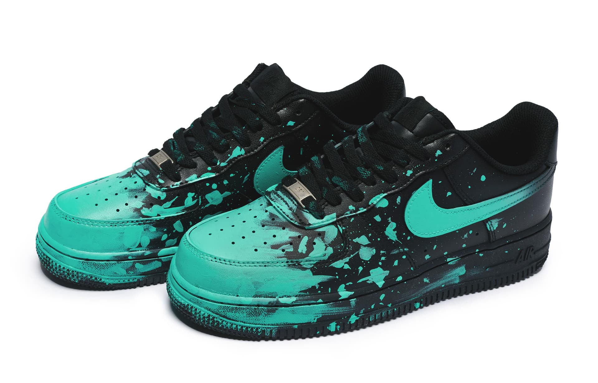 Кроссовки Nike Air Force 1 '07 Black Green - изображение 4