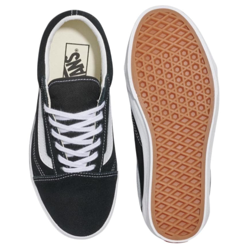 Кроссовки Vans Низкие кеды для скейтбординга Унисекс Черный Белый - изображение 4