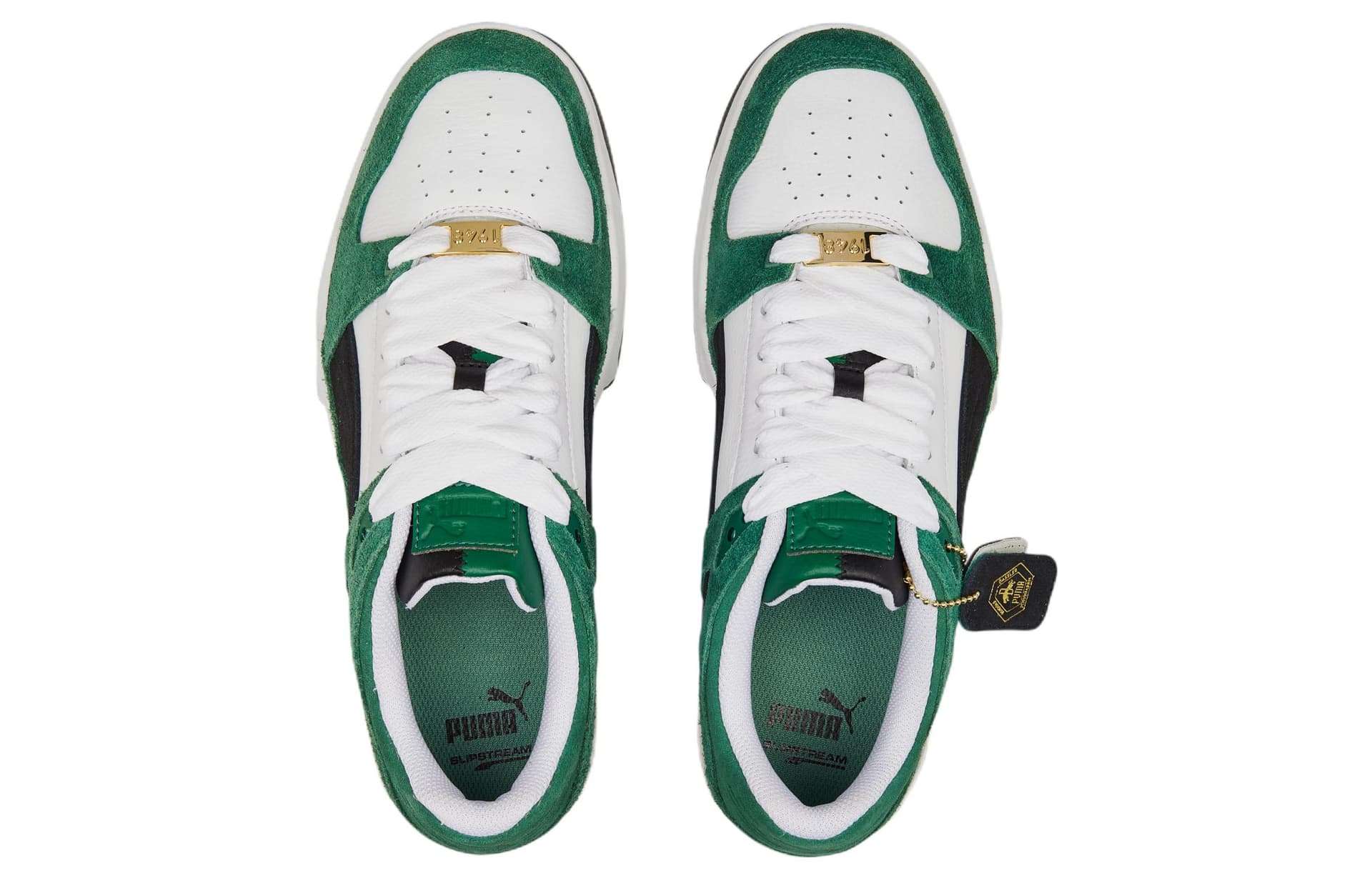 Кроссовки PUMA Slipstream Archive Remastered Black White Green - изображение 3