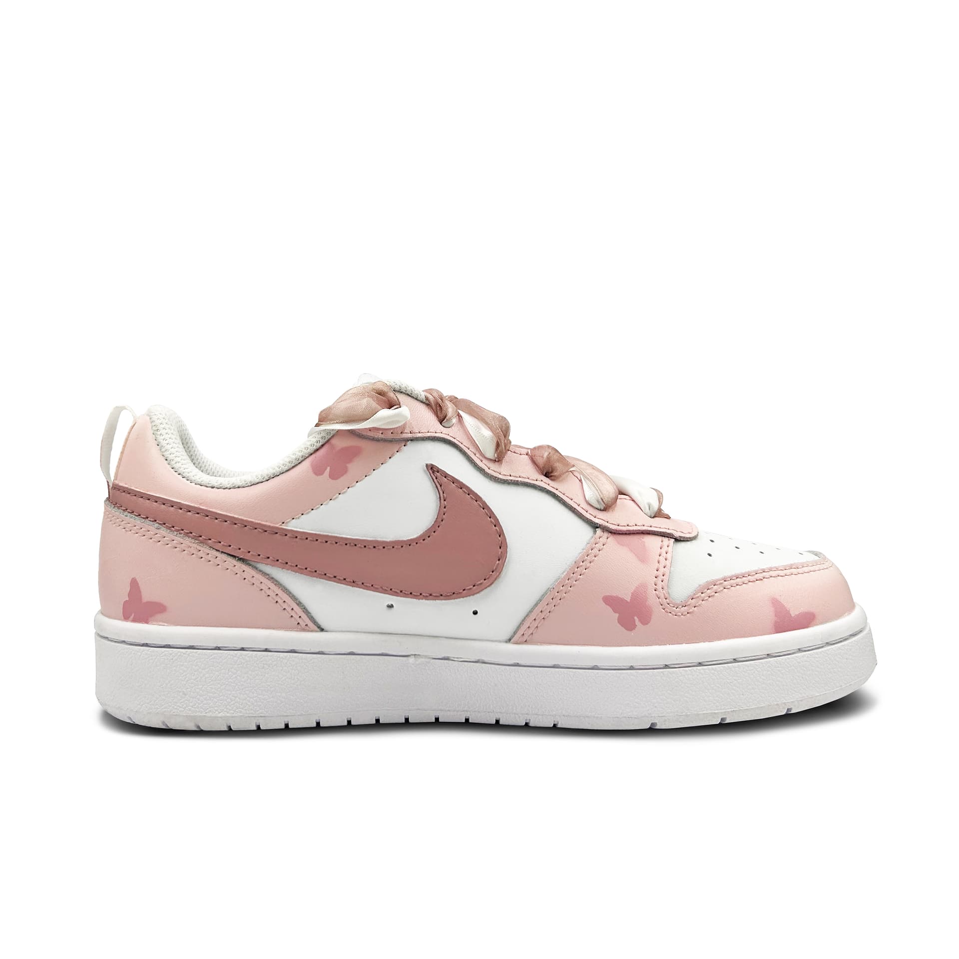 Кроссовки Nike Court Borough Low GS Pink White - изображение 2