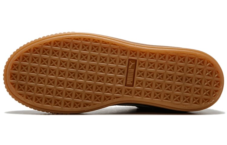 Кроссовки PUMA Basket Platform Suede Black - изображение 4