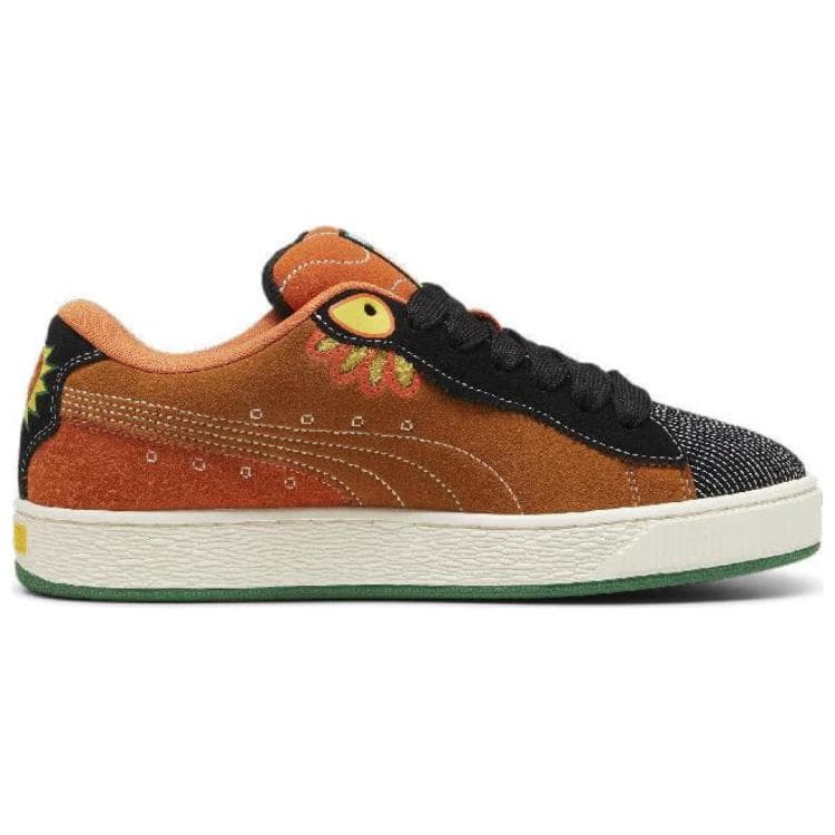 Кроссовки PUMA Suede XL Устойчивые к истиранию Низкие Кроссовки для скейтбординга Унисекс Коричневый Черный - изображение 2