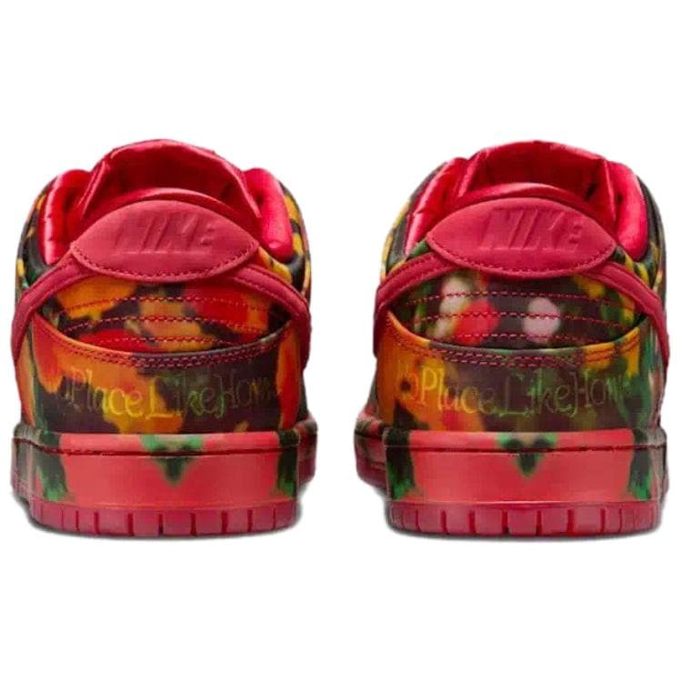 Кроссовки Волшебник страны Оз X Nike Dunk SB Dunk Low 'Рубин Slipper' Тонкая подошва противоскользящая устойчивая к истиранию - изображение 5