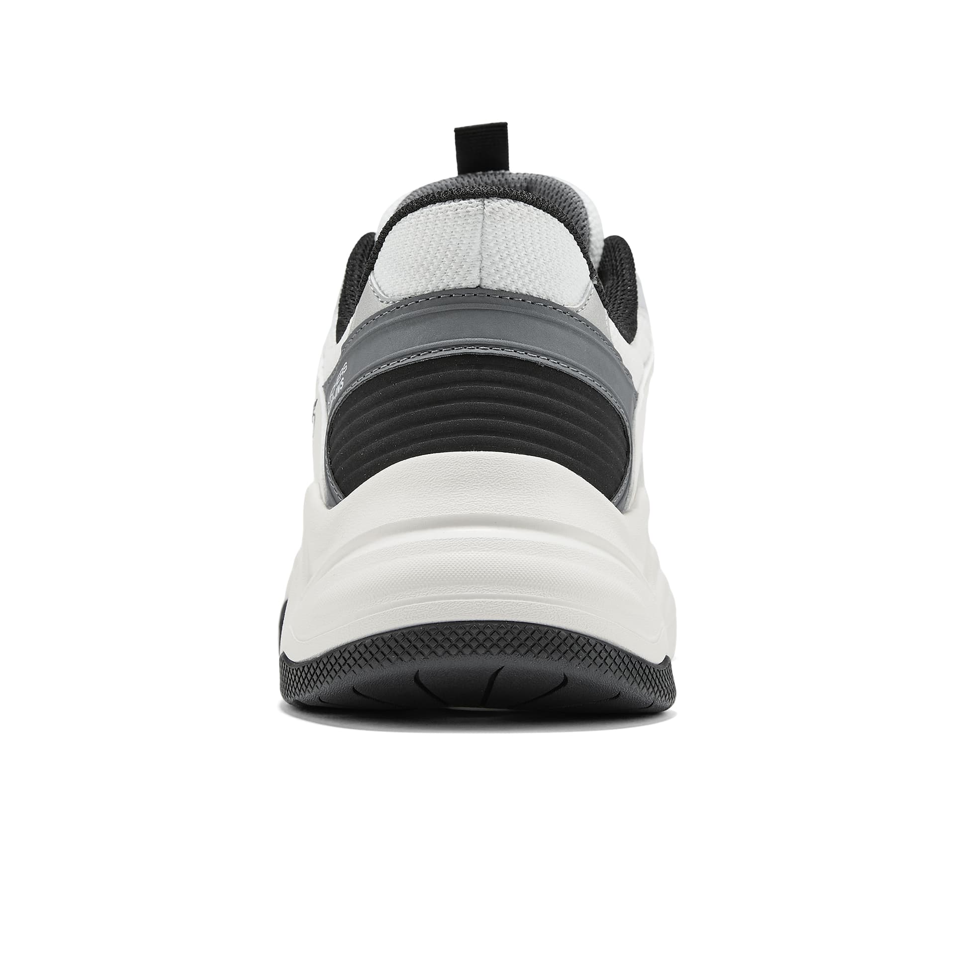 Кроссовки Skechers DLITES Износостойкие Легкие Увеличивающие Высоту Низкие массивные кроссовки Мужские Белые Серые - изображение 5