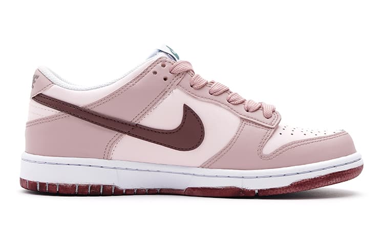 Кроссовки Nike Dunk Low GS Strawberry Pink — фото 2