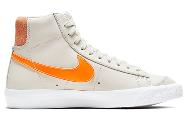Кроссовки Nike Blazer 77 Mid White Orange - изображение 2