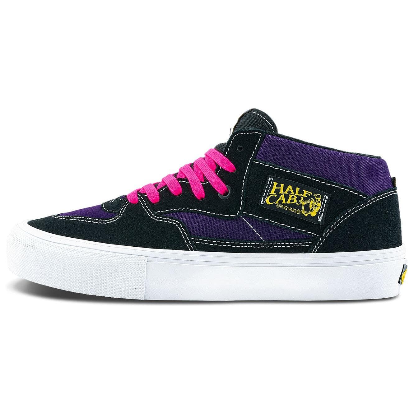 Кроссовки Vans Skate Half Abrasion Resistant MID Скейтборд Обувь Унисекс Черный Фиолетовый - изображение 1