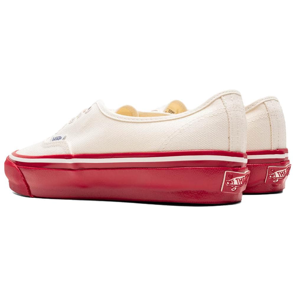 Кроссовки Vans Premium Authentic Удобные и Легкие Низкие Кроссовки для Скейтбординга Мужские Белые и Красные - изображение 3