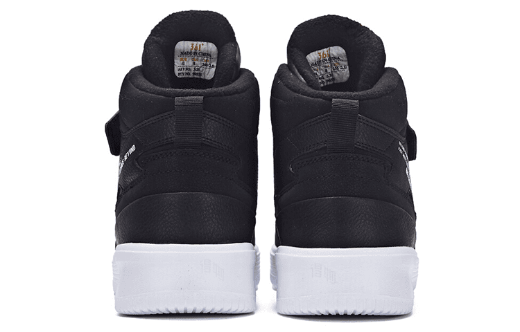 Кроссовки 361° High-Top Warm Sneakers Obsidian Black Fleece - изображение 3