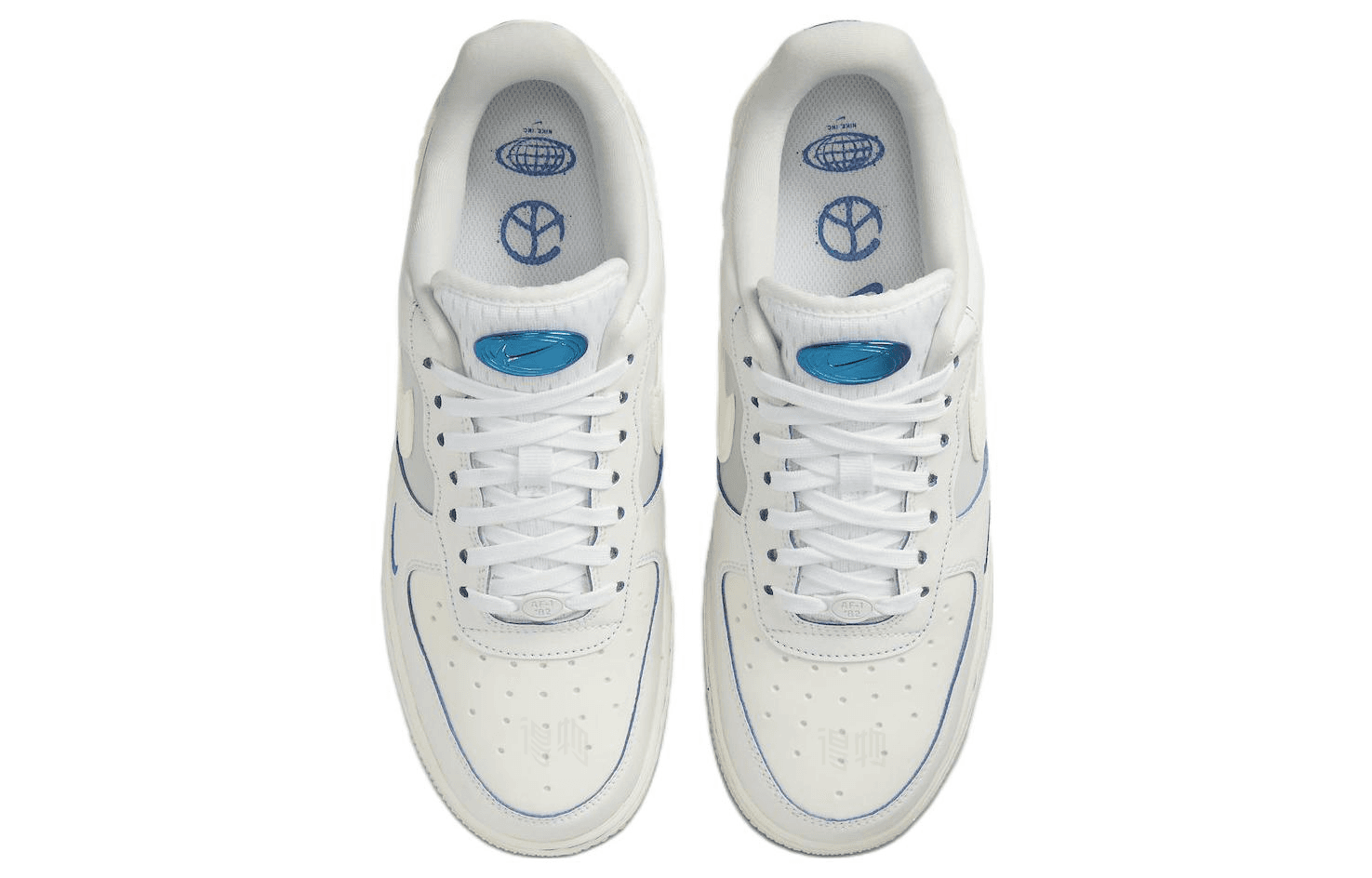 Кроссовки Nike Air Force 1 Low Women's Grey White Black — фото 4