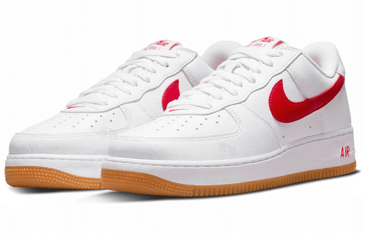 Кроссовки Nike Air Force 1 Low Retro "Since 82" White Red — фото 3