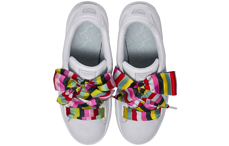 Кроссовки PUMA Basket Heart White - изображение 4