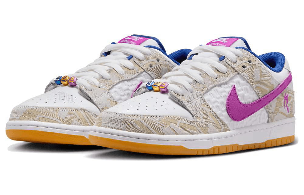 Кроссовки Nike Dunk SB "Pure Platinum and Vivid Purple" — фото 3