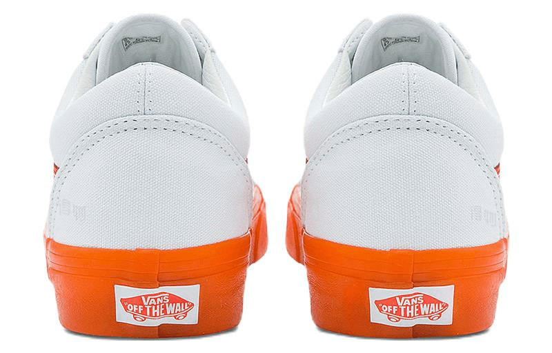 Кроссовки Vans Old Skool White Orange - изображение 5