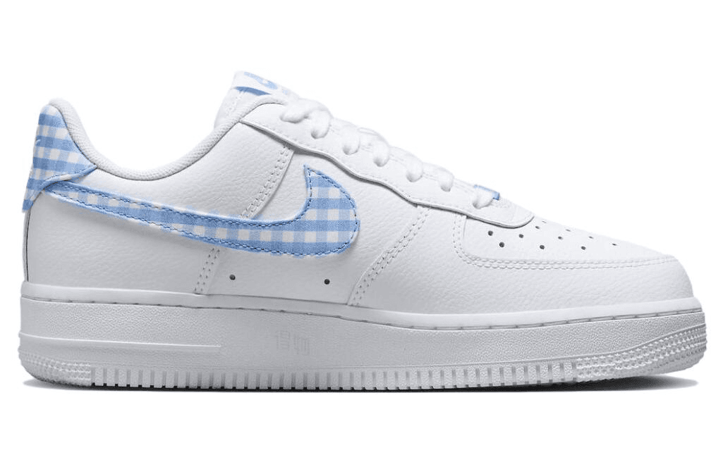 Кроссовки Nike Air Force 1 Low "Blue Gingham" — фото 2