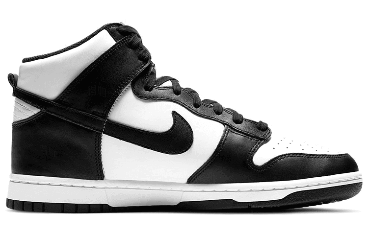 Кроссовки Nike Dunk High Retro Black White - изображение 2
