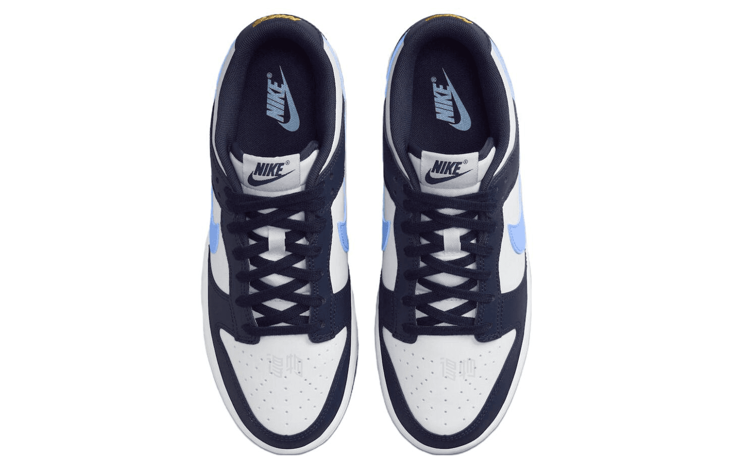 Кроссовки Nike Dunk Low Black White Blue - изображение 4
