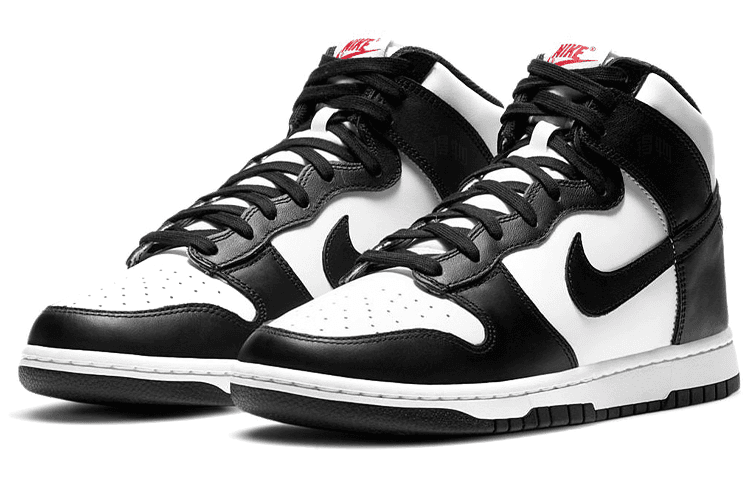 Кроссовки Nike Dunk High Retro Black White - изображение 3