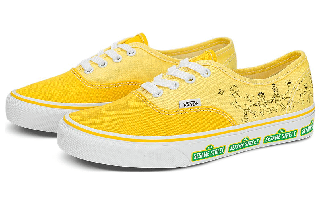 Кроссовки Vans x Sesame Street Authentic Yellow - изображение 2