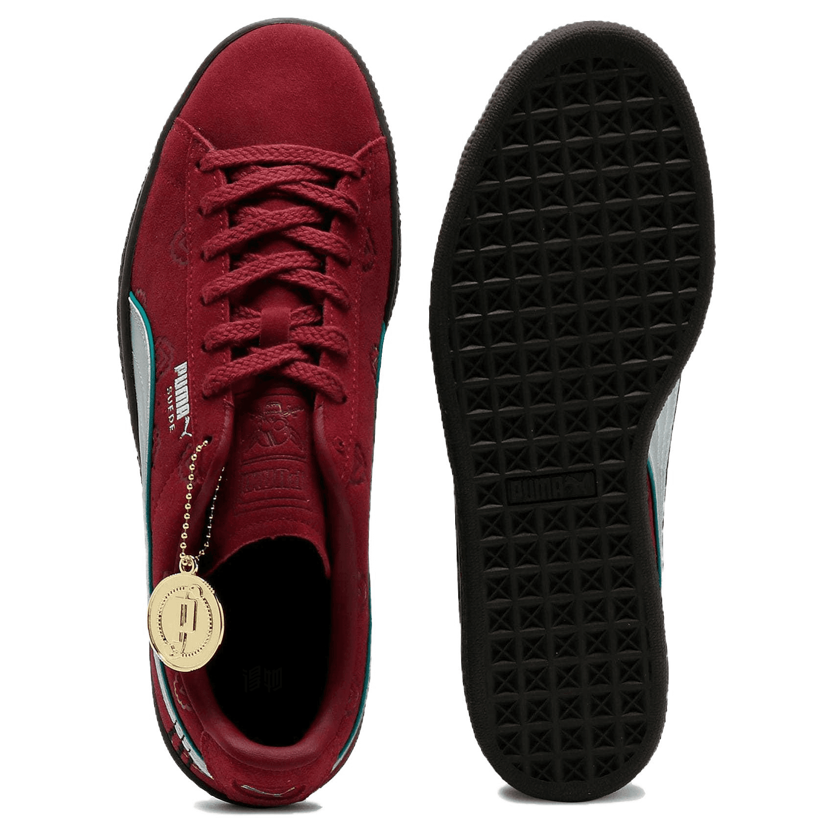 Кроссовки PUMA Suede Low Red - изображение 4