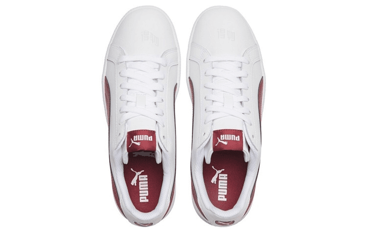 Кроссовки PUMA Smash Leather Red White - изображение 3