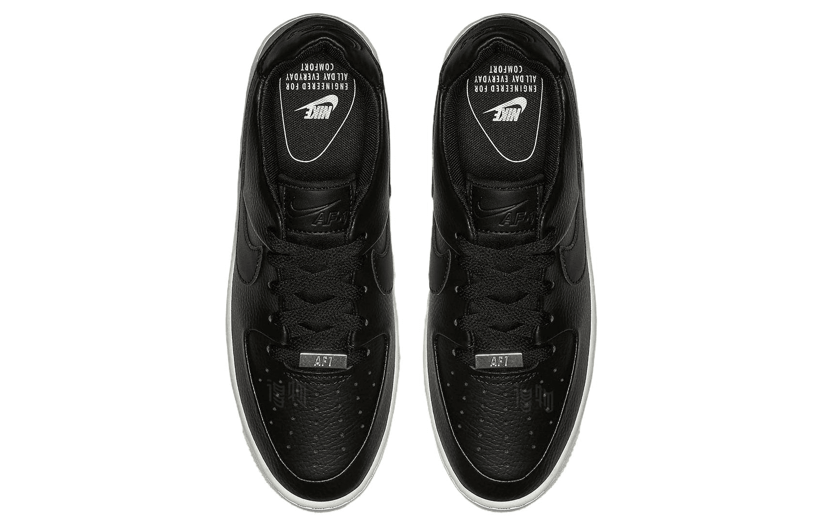 Кроссовки Nike Air Force 1 Sage Low Triple Black White — фото 3