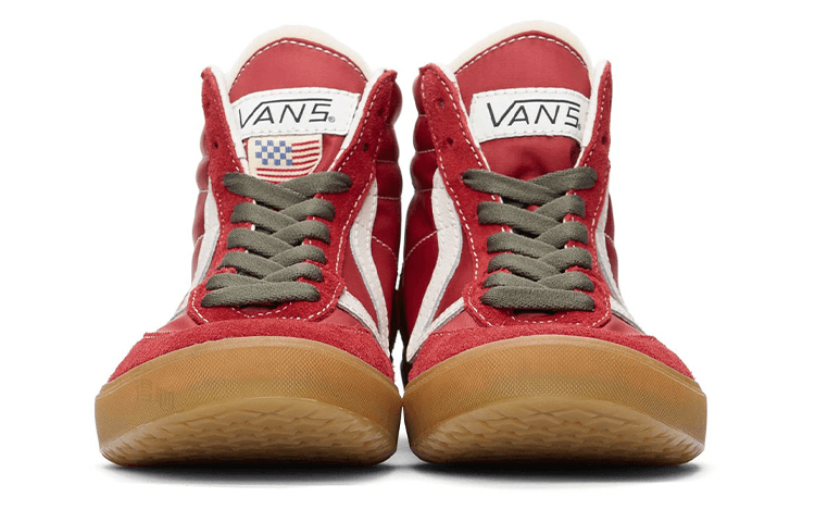 Кроссовки Taka Hayashi x Vans Vault High Top Red - изображение 4