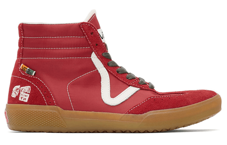 Кроссовки Taka Hayashi x Vans Vault High Top Red - изображение 2
