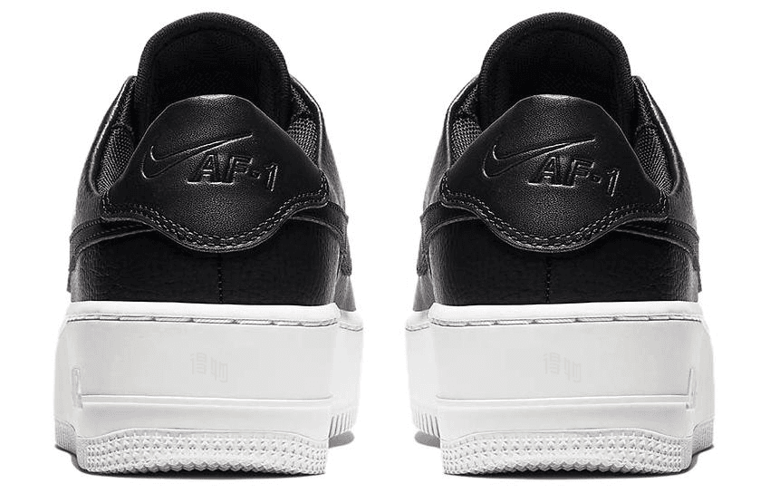 Кроссовки Nike Air Force 1 Sage Low Triple Black White — фото 4