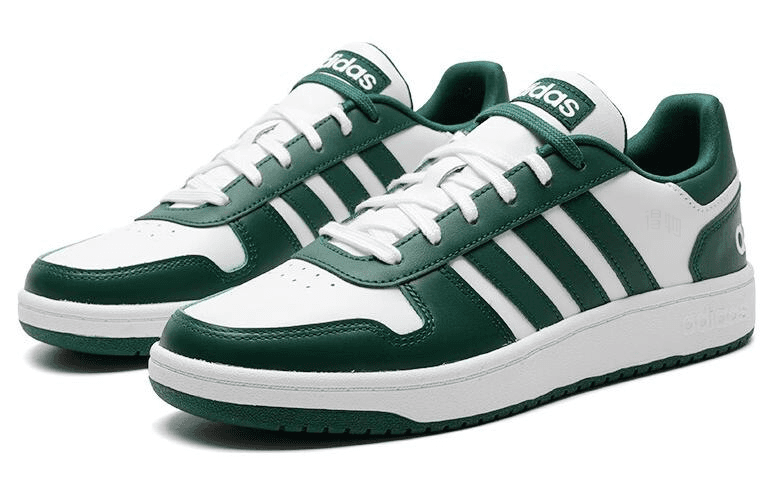 Кроссовки adidas Hoops 2.0 Green White - изображение 3