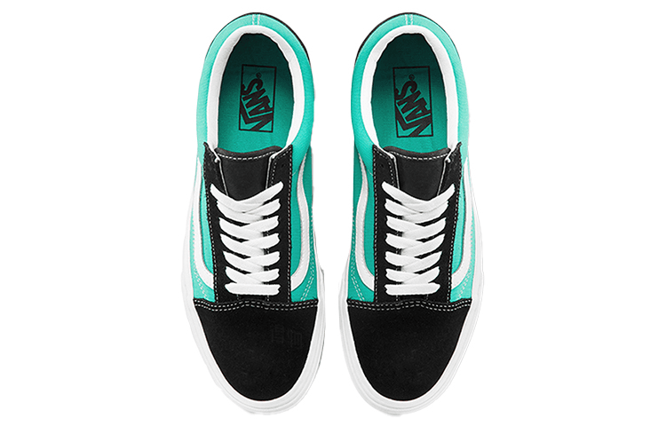 Кроссовки Vans Old Skool Blue Black White - изображение 3