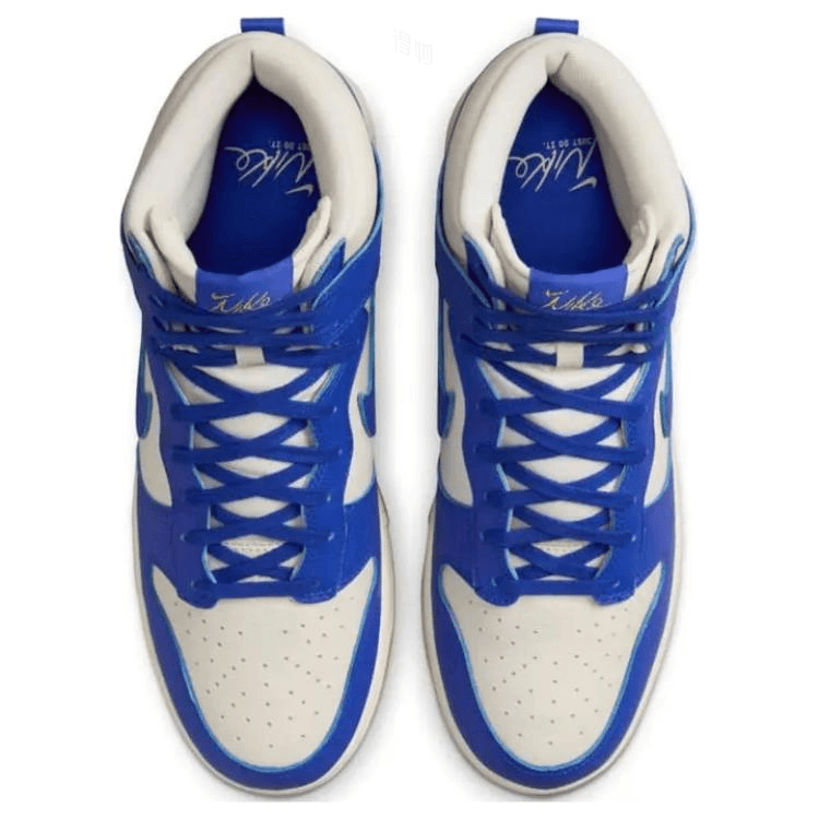 Кроссовки Nike Dunk High Blue White - изображение 3