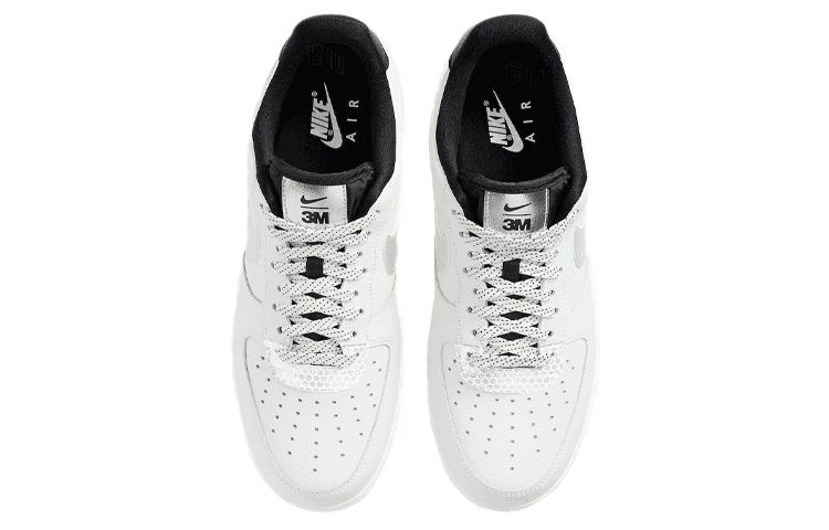 Кроссовки 3M x Nike Air Force 1 Low White Silver — фото 4