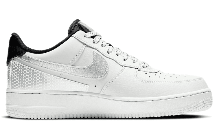 Кроссовки 3M x Nike Air Force 1 Low White Silver — фото 2